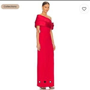 SOLACE London - Alexis Maxi dress in Red. Size 4.